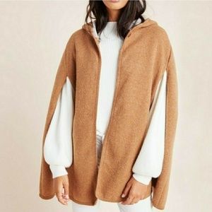 Anthropologie Bellamy Hooded Capelet One Size